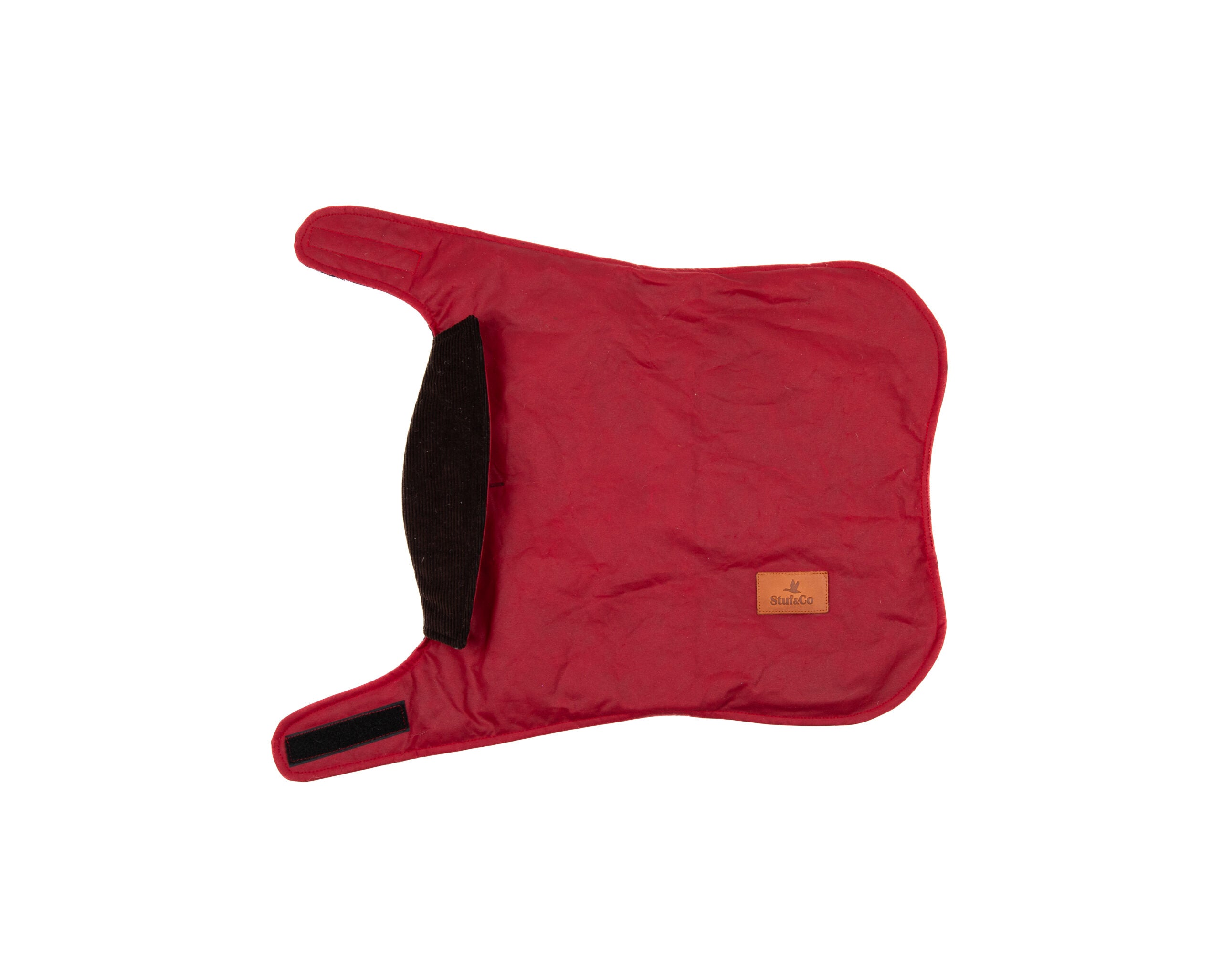 Wax Cotton Dog Coat — Red