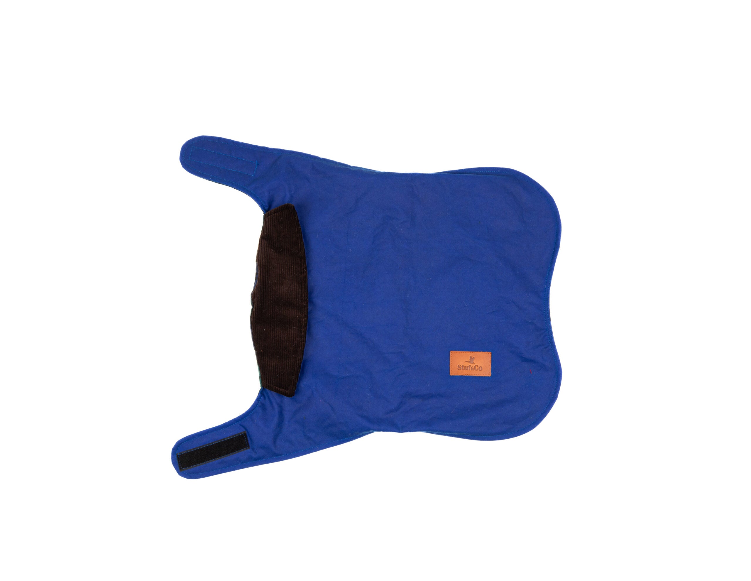 Wax Cotton Dog Coat — Aegean Blue