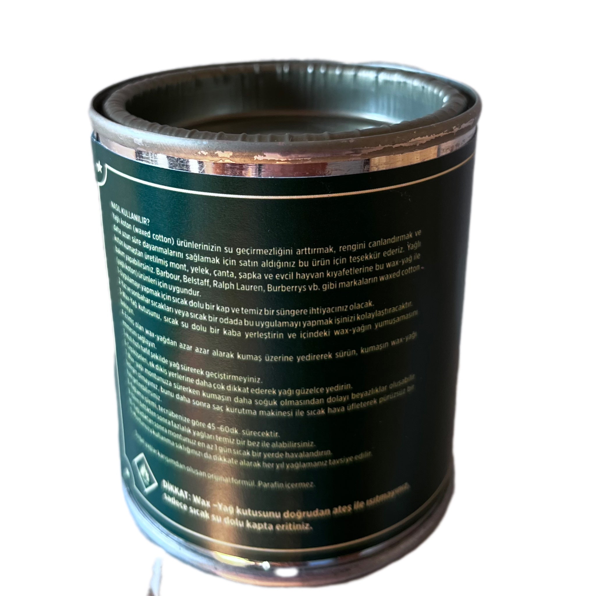 Wax Cotton Dressing