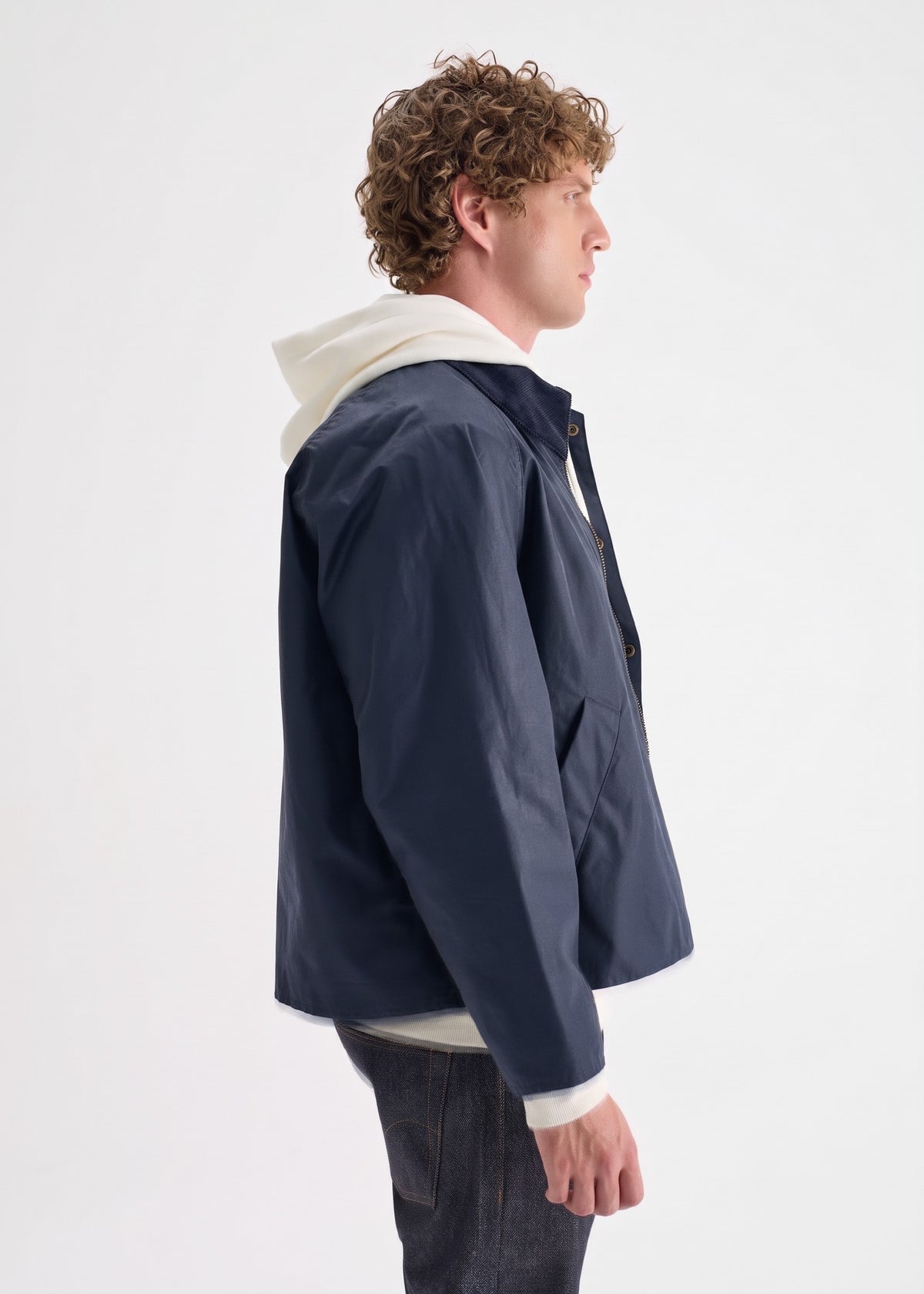 Men's Utility Wax Jacket — Navy