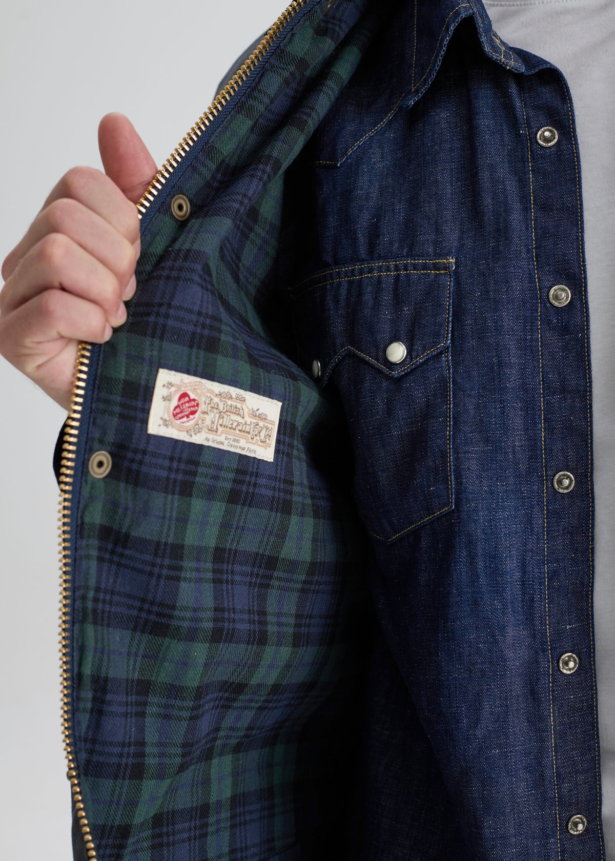 Barn Wax Jacket (Slim) — Navy