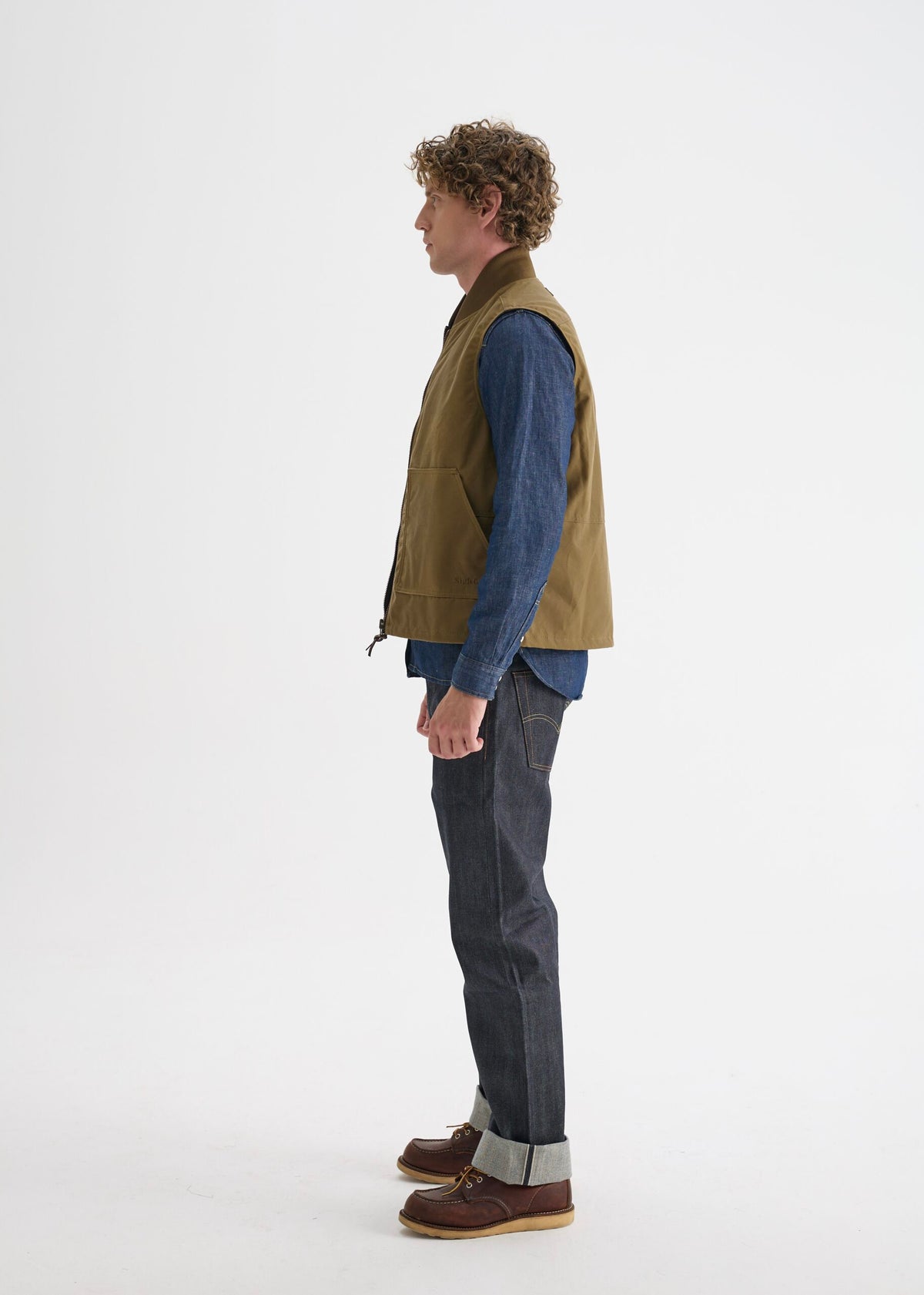 Work Wax Vest — Field Tan