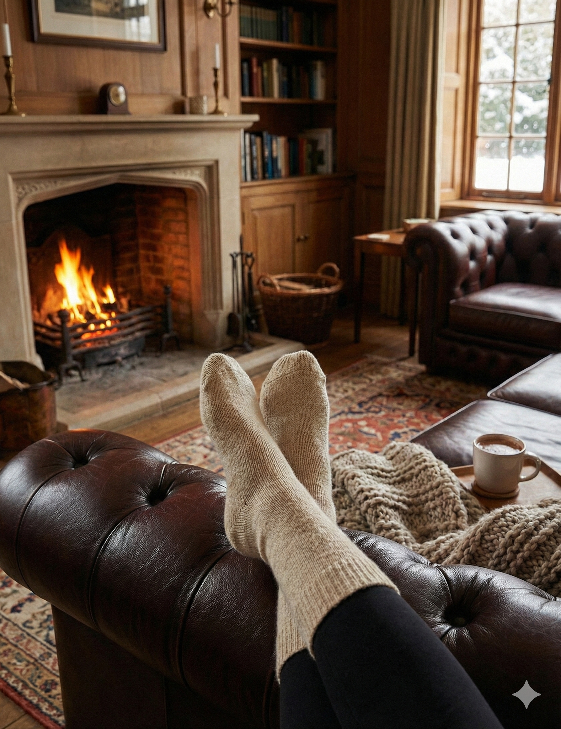 100% Wool Socks — EU 36-40
