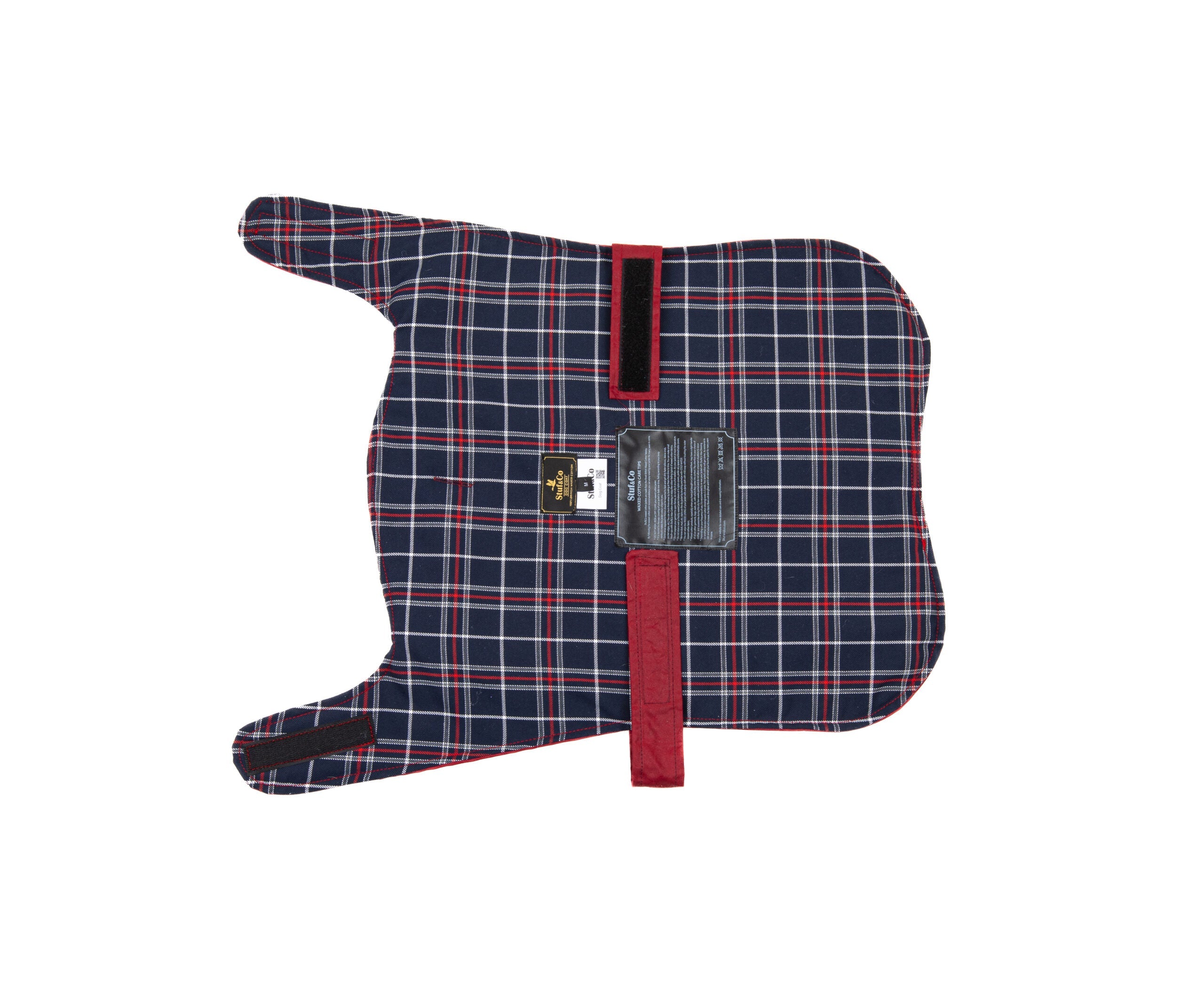 Wax Cotton Dog Coat — Red