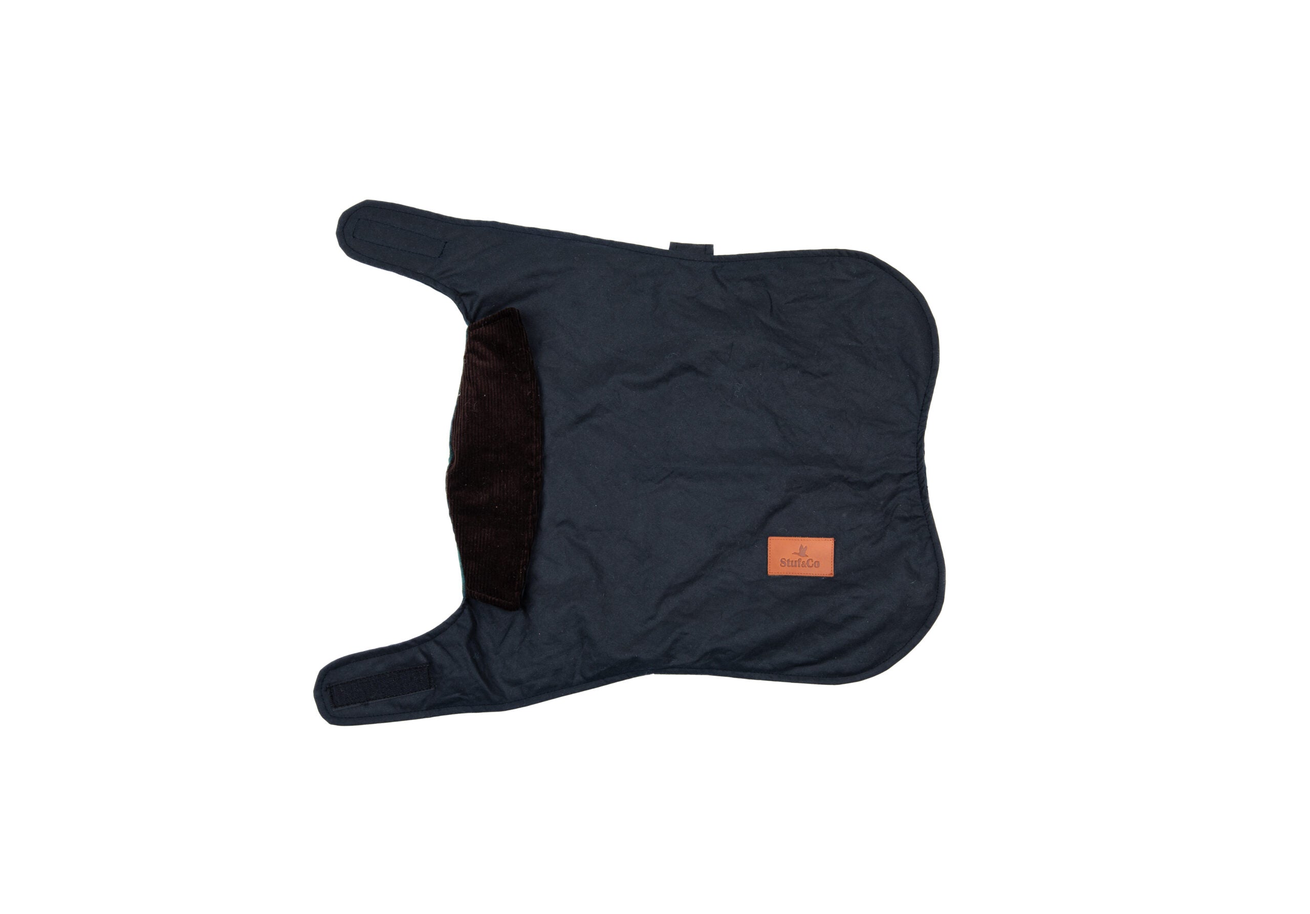 Wax Cotton Dog Coat — Navy