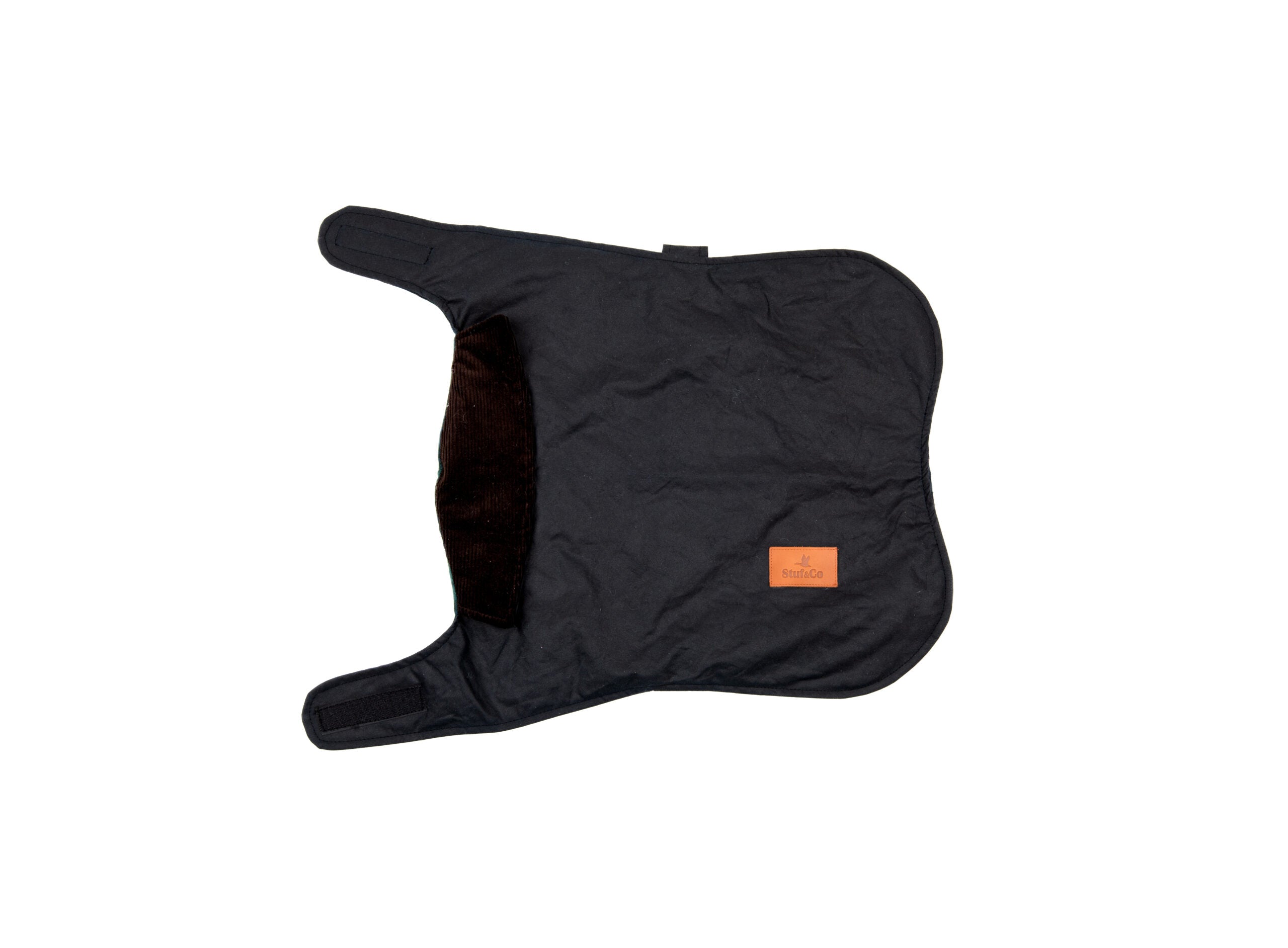 Wax Cotton Dog Coat — Black