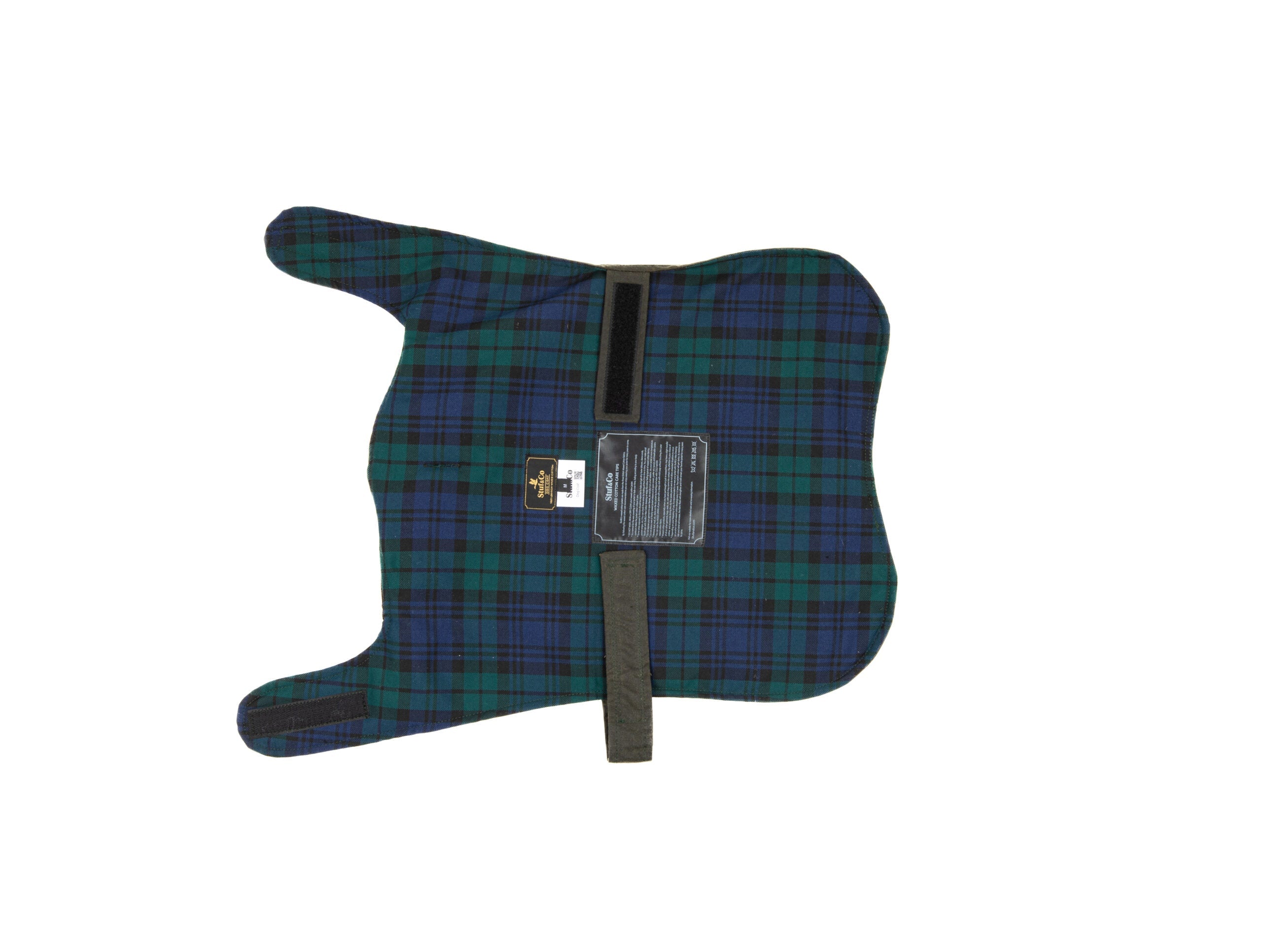 Wax Cotton Dog Coat — Olive Green