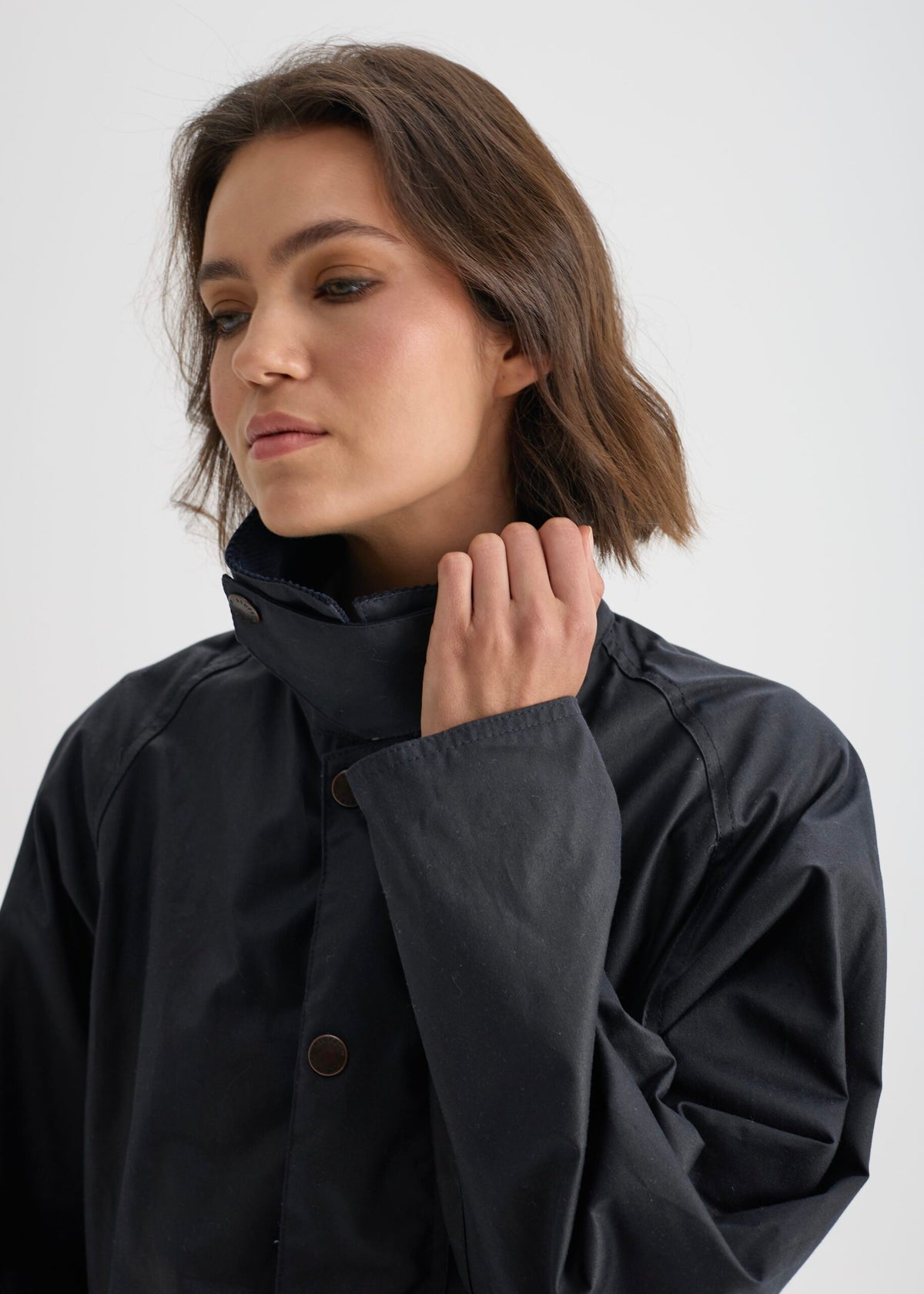 Women's Utility Wax Jacket — Navy