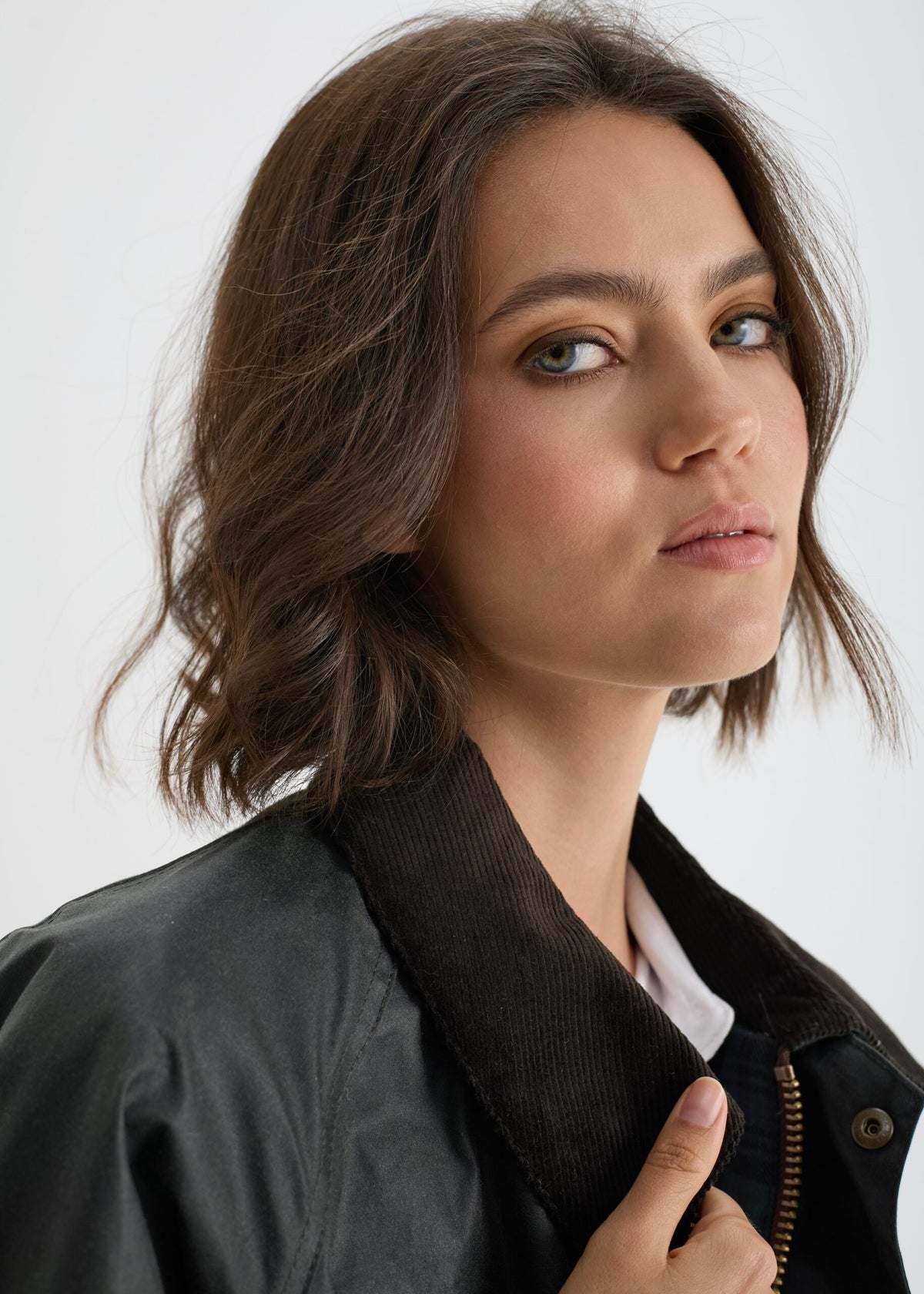 Women's Utility Wax Jacket — Olive Green
