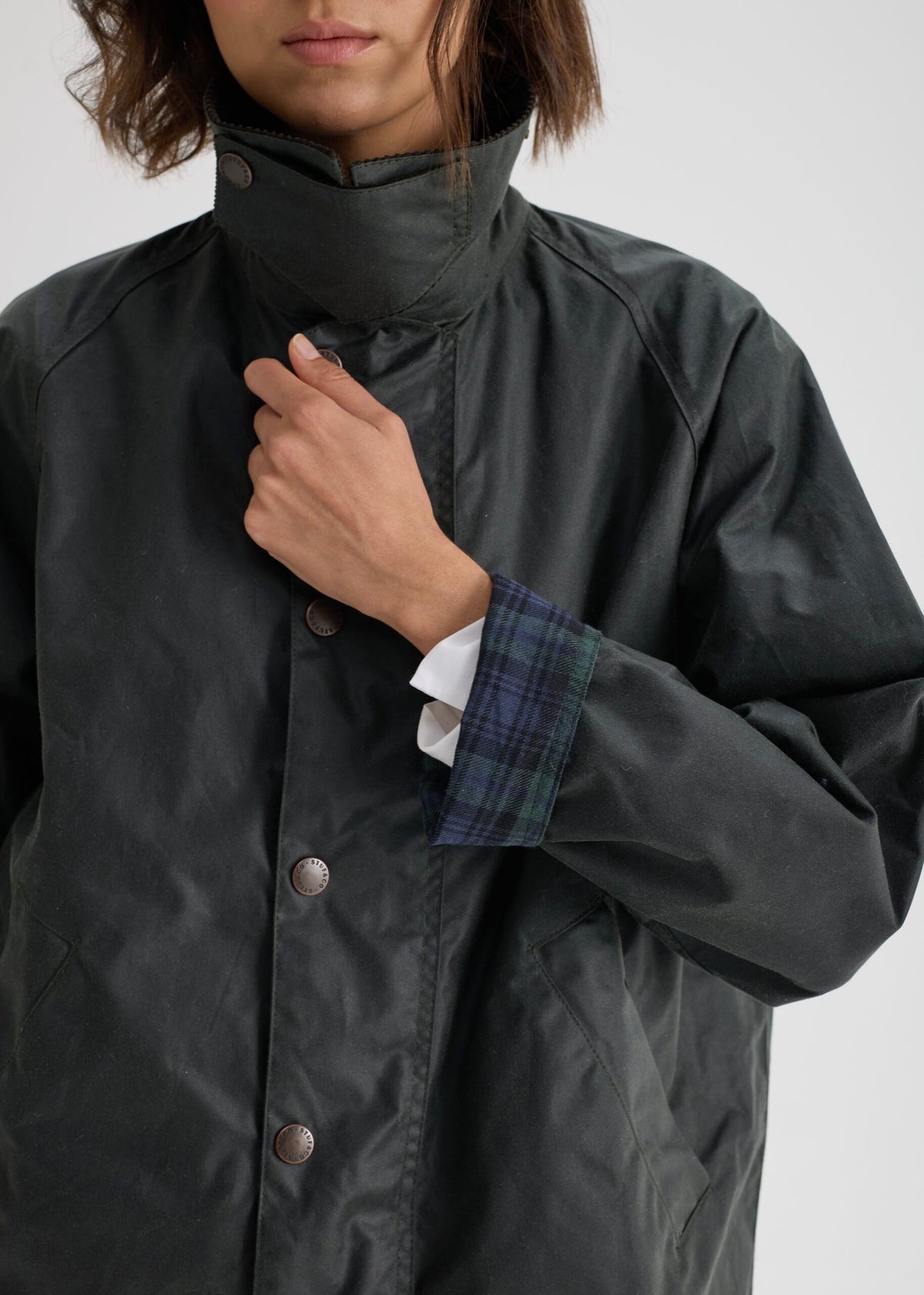 Women's Utility Wax Jacket — Olive Green