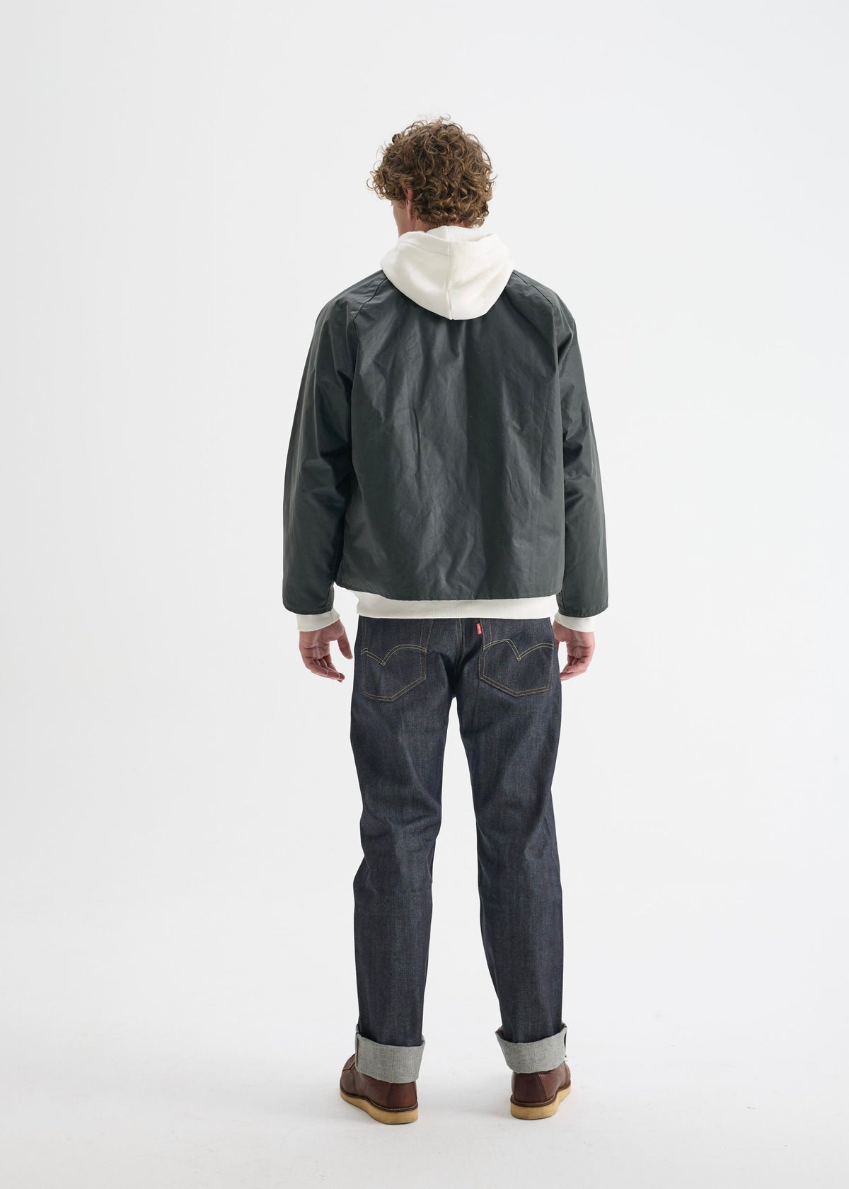 Men's Utility Wax Jacket — Olive Green