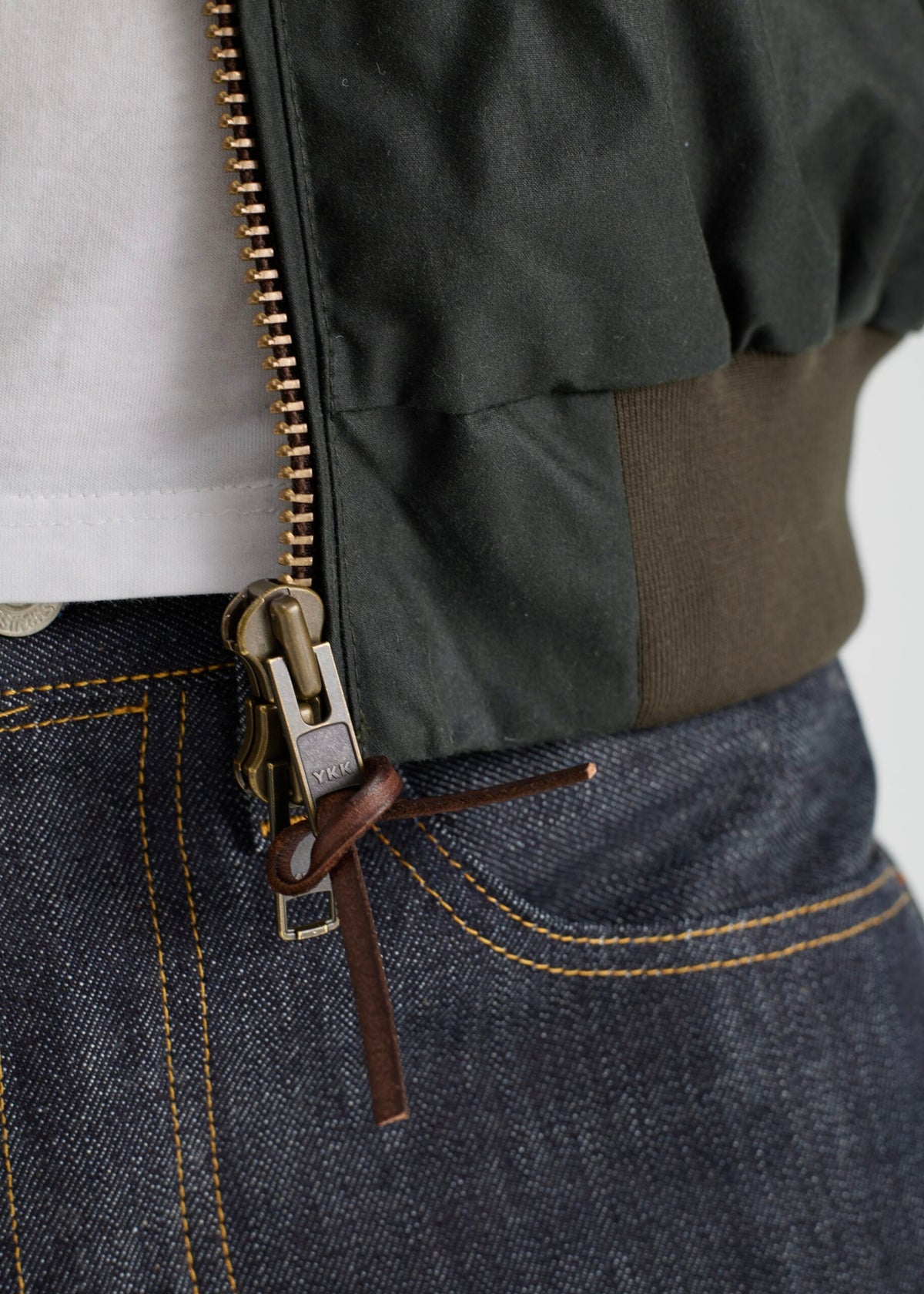 Harrington Wax Jacket — Olive Green