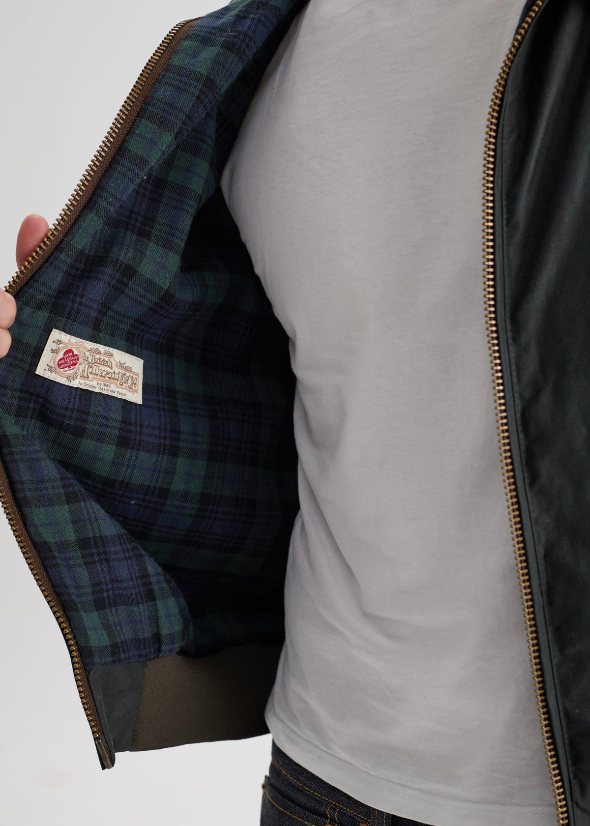 Harrington Wax Jacket — Olive Green