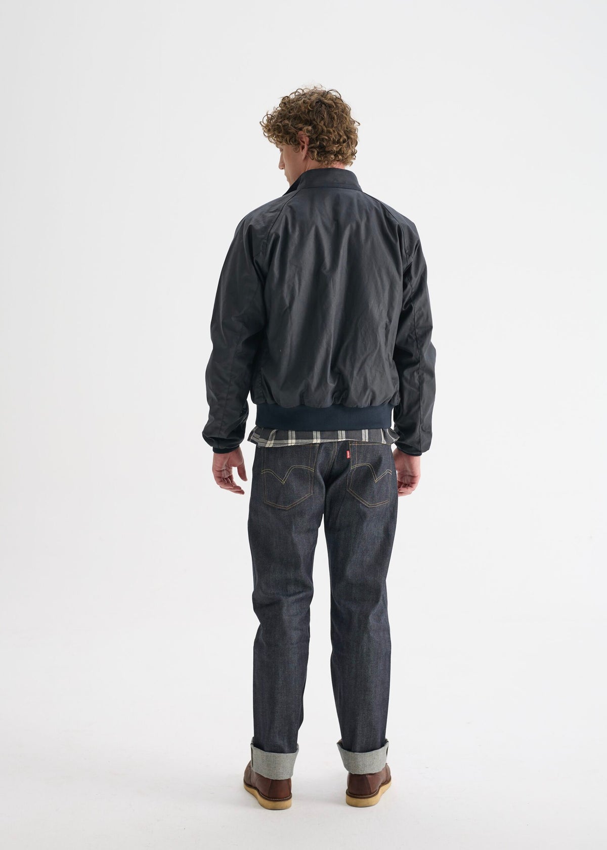 Harrington Wax Jacket — Navy