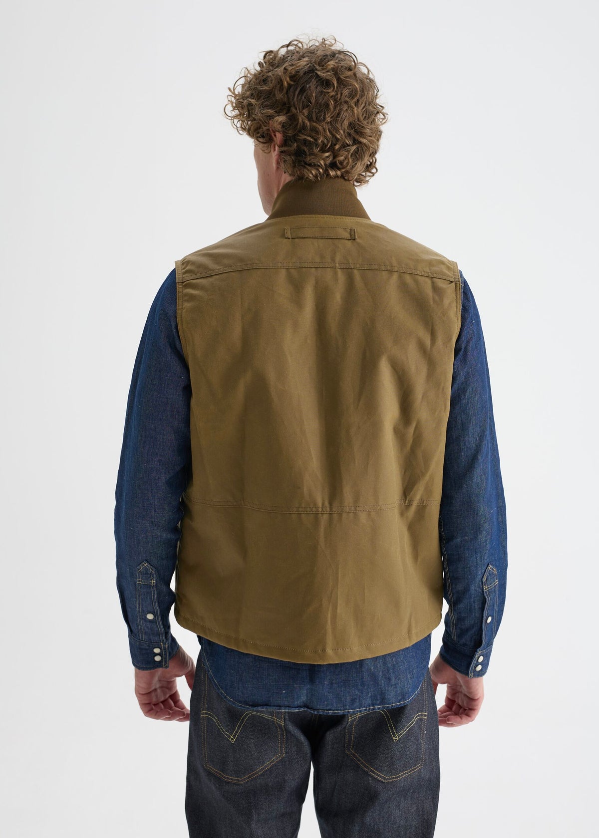 Work Wax Vest — Field Tan