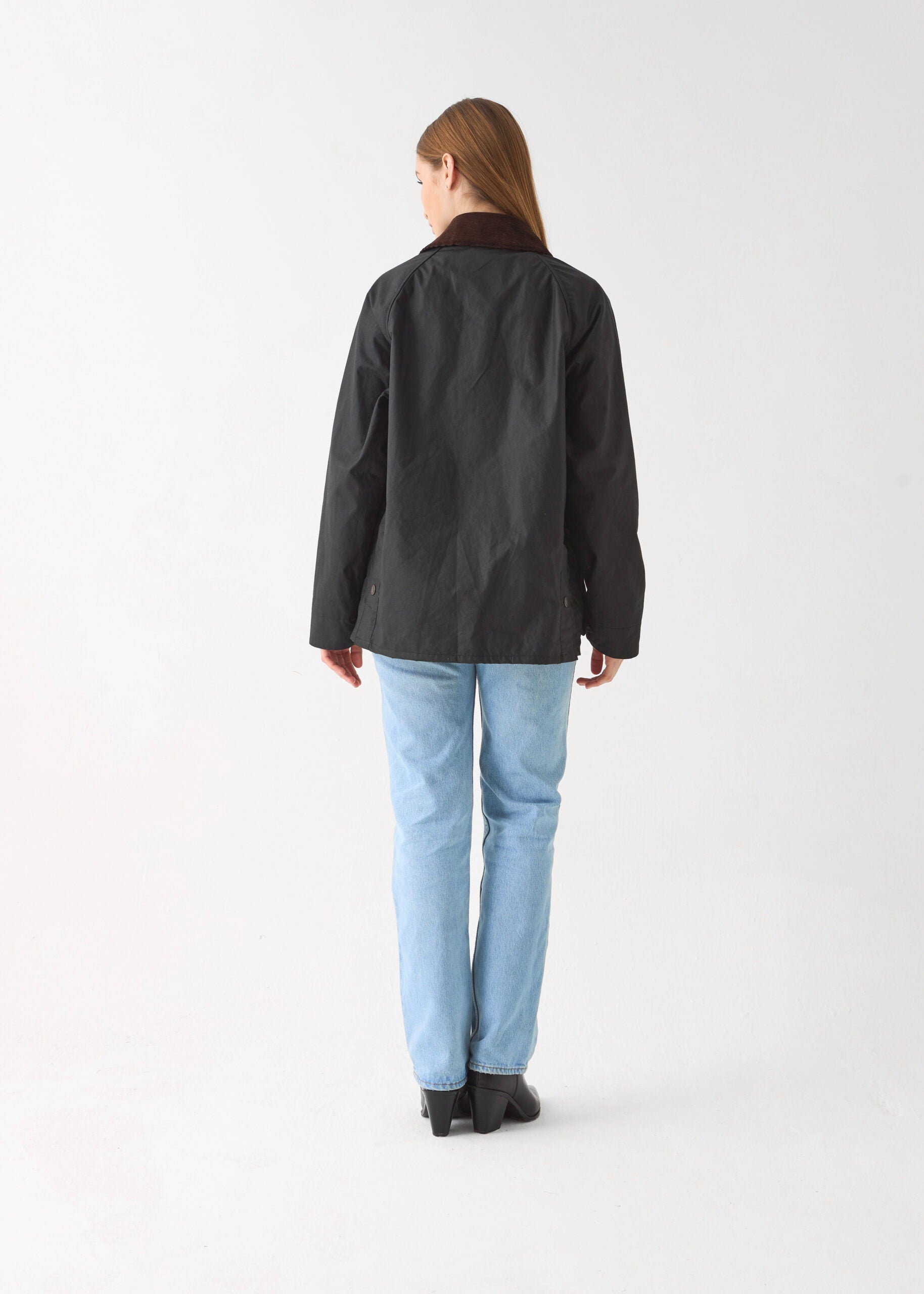 Women's Barn Wax Jacket — Black