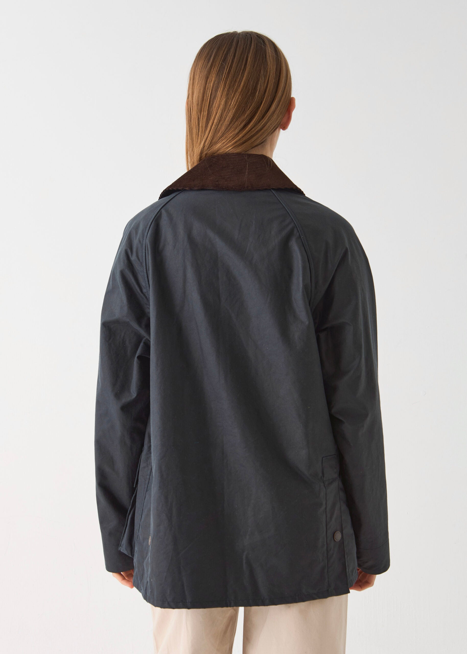 Women's Barn Wax Jacket — Navy