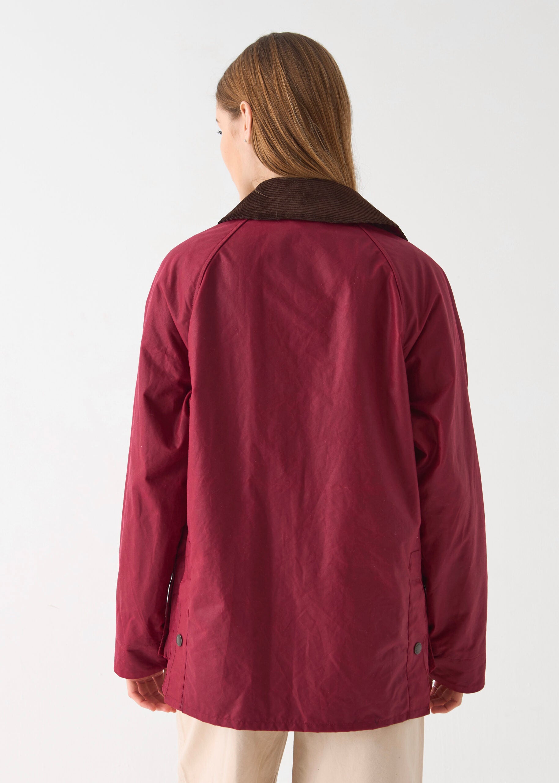 Women's Barn Wax Jacket — Red
