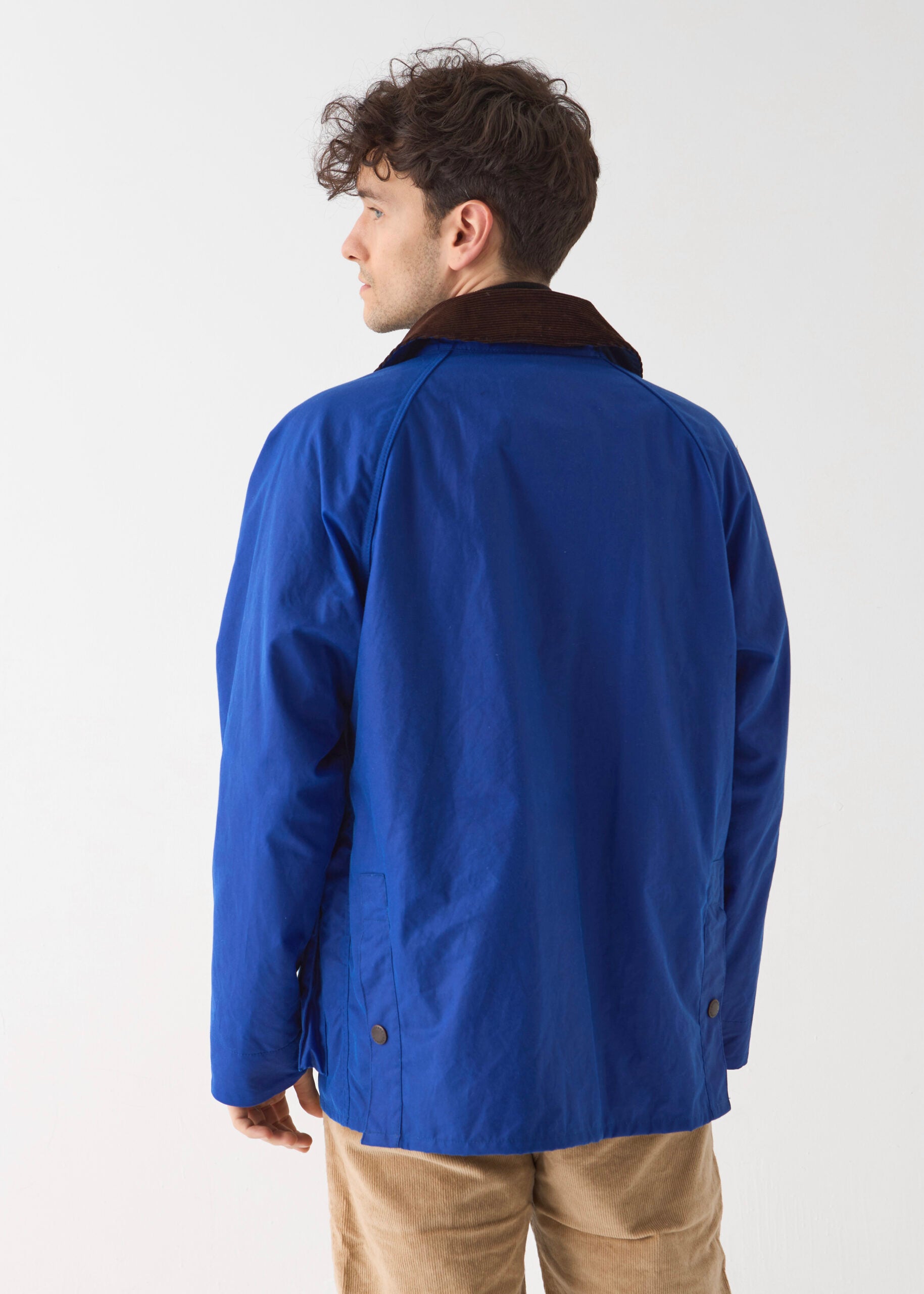 Men's Barn Wax Jacket — Aegean Blue